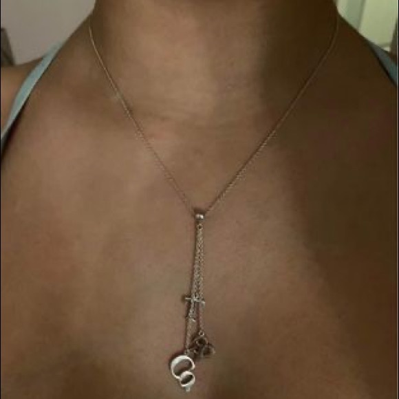 *Host Pick* Tiffany & Co. T & CO Letters Lariat Necklace 925 Sterling Silver - Picture 6 of 7